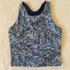 Athleta Girls purple and blue racerback tank size XL/14